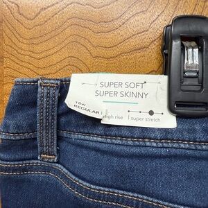 Maurices Blue High Rise Super Skinny Jeans